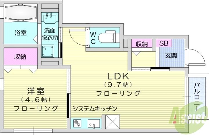 イーハトーヴの間取り