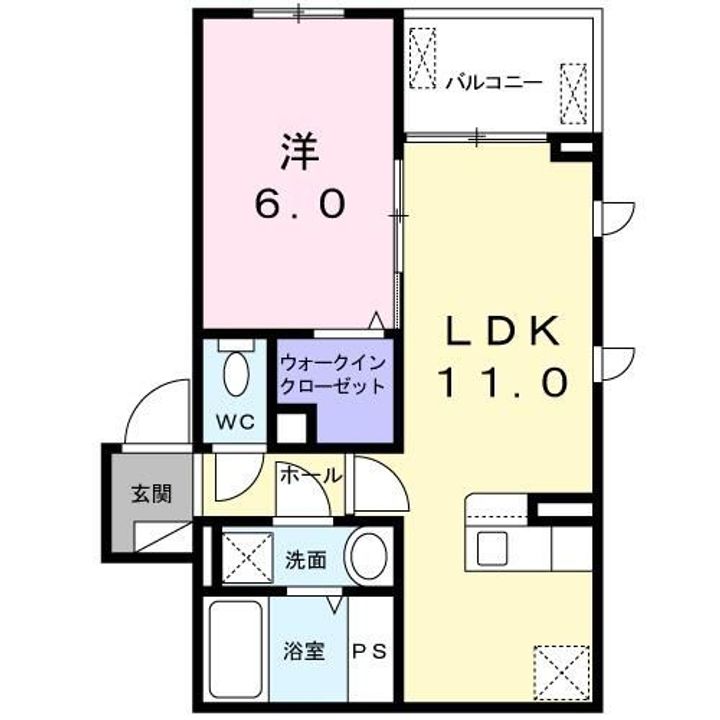 東京都豊島区西巣鴨2(アパート)の賃貸物件の間取り
