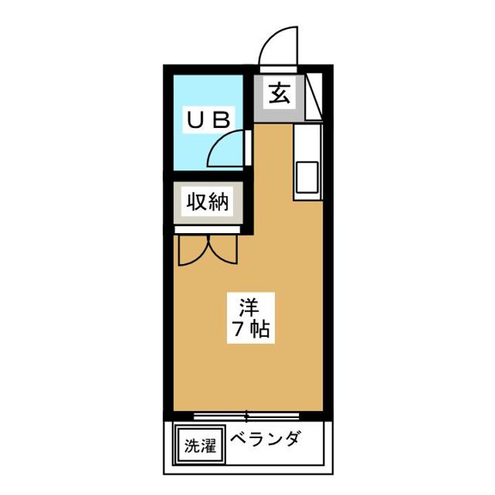 メゾン市川B棟の間取り