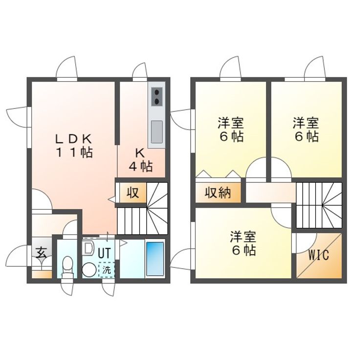 北海道苫小牧市拓勇東町5(一戸建)の賃貸物件の間取り