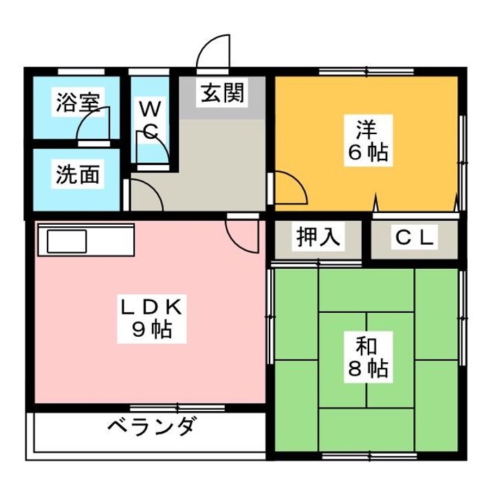 セラヴィの間取り