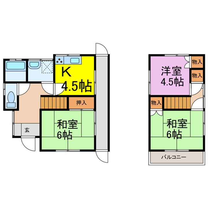 埼玉県加須市栄(一戸建)の賃貸物件の間取り