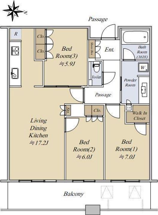 ザ・千里タワーの間取り