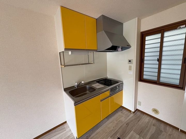 神奈川県伊勢原市田中(アパート)の賃貸物件のキッチン