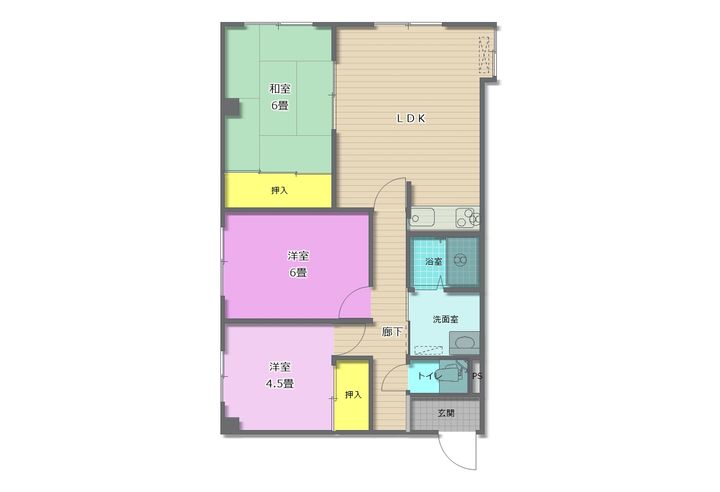 コーポ千鳥の間取り
