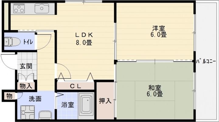 オーク国分の間取り