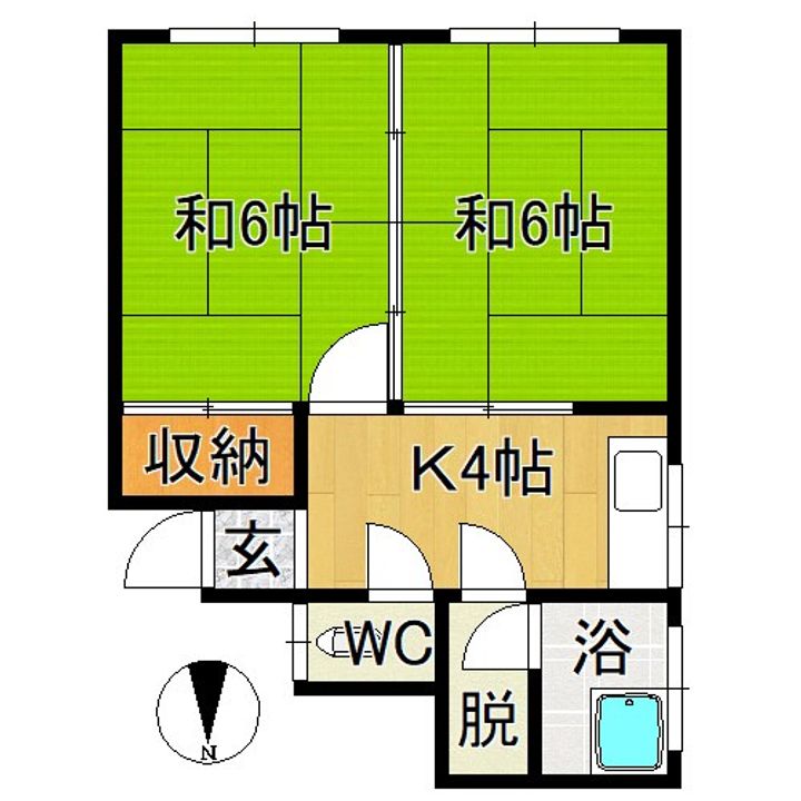 第二太田アパートの間取り