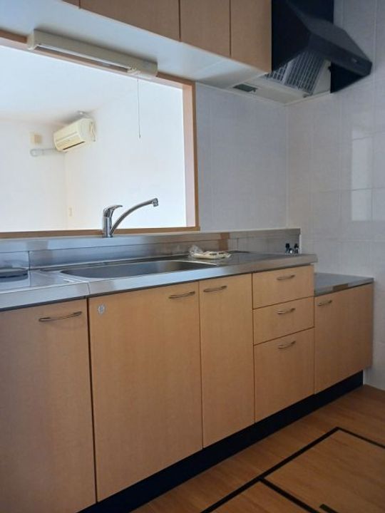 福島県いわき市泉もえぎ台3(アパート)の賃貸物件のキッチン