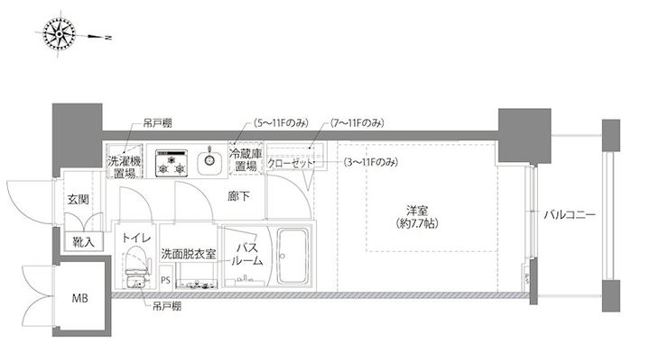 AELL亀有の間取り