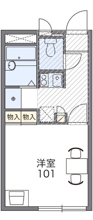 神奈川県横浜市南区大岡1(アパート)の賃貸物件の間取り