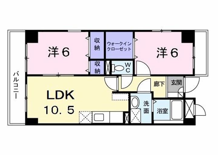 ポポラーレの間取り