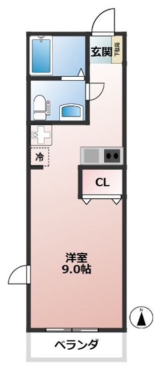 ルセドール赤羽の間取り