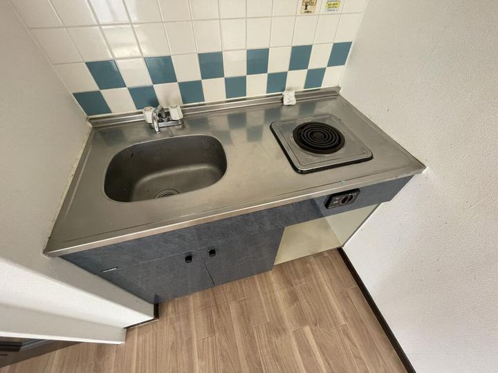 福岡県福岡市中央区薬院3(マンション)の賃貸物件のキッチン