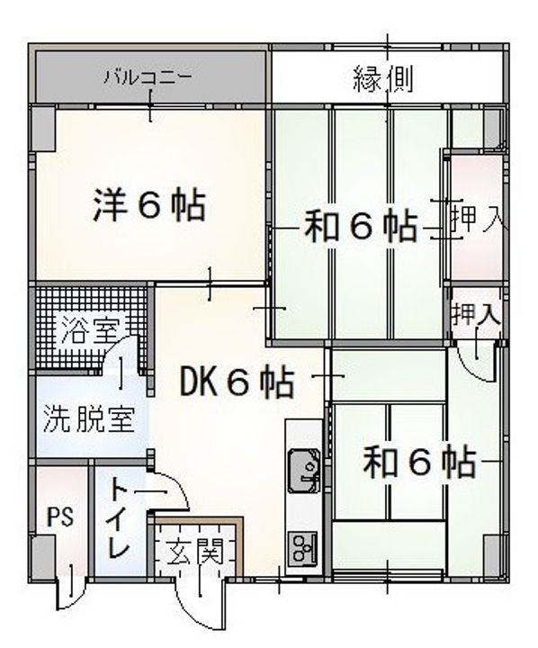 KRビルの間取り