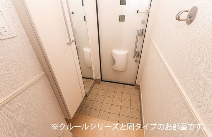 茨城県土浦市右籾(アパート)の賃貸物件の玄関