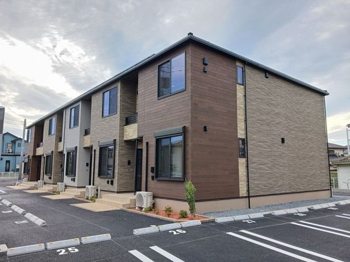 茨城県土浦市右籾(アパート)の賃貸物件の外観