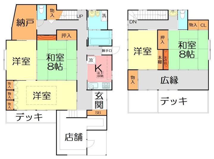 神奈川県茅ヶ崎市若松町(一戸建)の賃貸物件の間取り