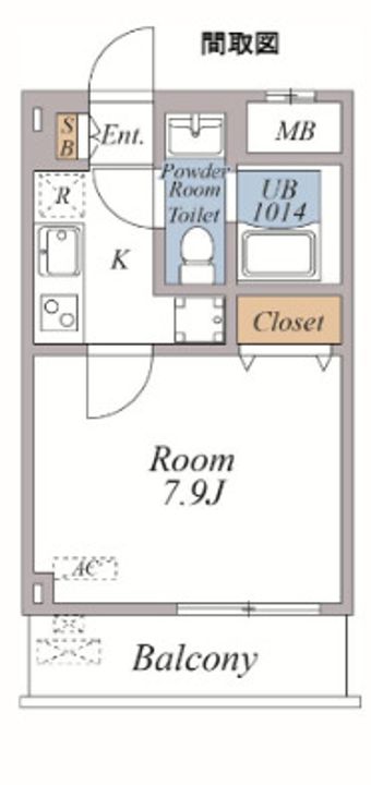 LOC S WADAMACHIの間取り