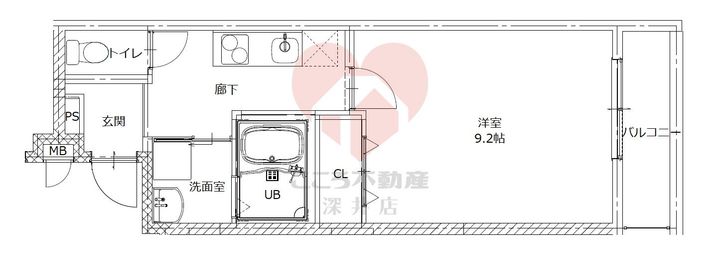 フジパレス堺鳳中町サウスの間取り