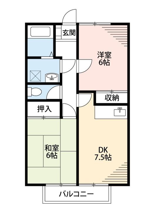 ドエルせんげん台壱番館の間取り