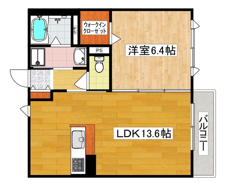 大阪府大阪市住之江区西加賀屋3(マンション)の賃貸物件の間取り