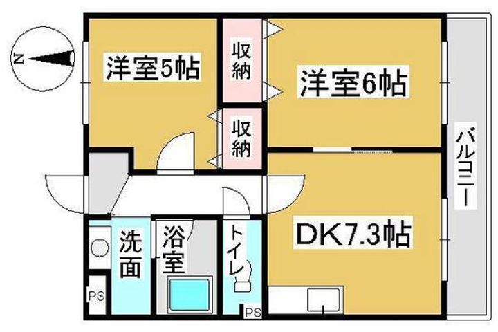 オルセーメゾンEの間取り