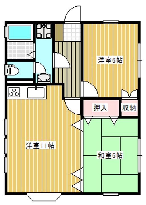 ドミール武井の間取り