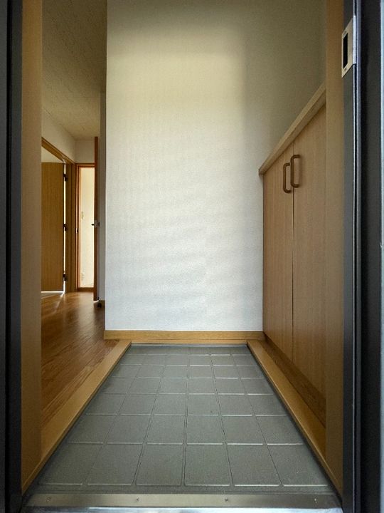 岡山県浅口市金光町大谷(アパート)の賃貸物件の玄関