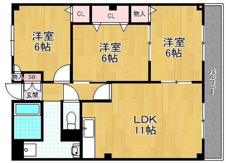 メモリーさくらの間取り