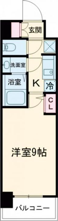 大阪府堺市堺区陵西通(マンション)の賃貸物件の間取り