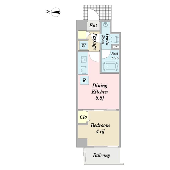 上板橋ステーションコートの間取り