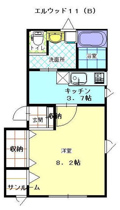 エルウッド11 A棟の間取り