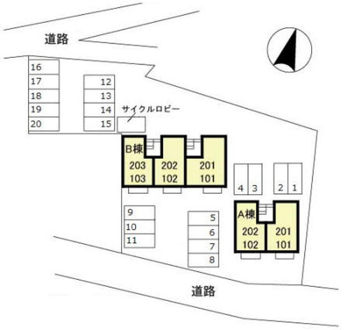 サニーウェル清里Aの地図