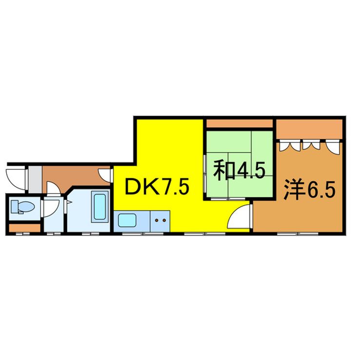 コーポ中村の間取り
