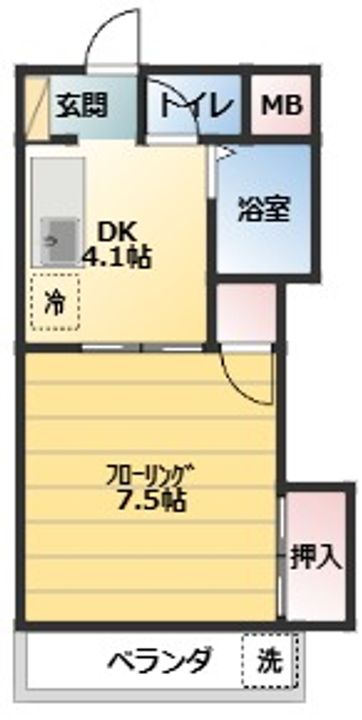 ダイヤマンションの間取り