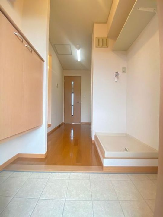 新潟県新潟市秋葉区中村(アパート)の賃貸物件の玄関