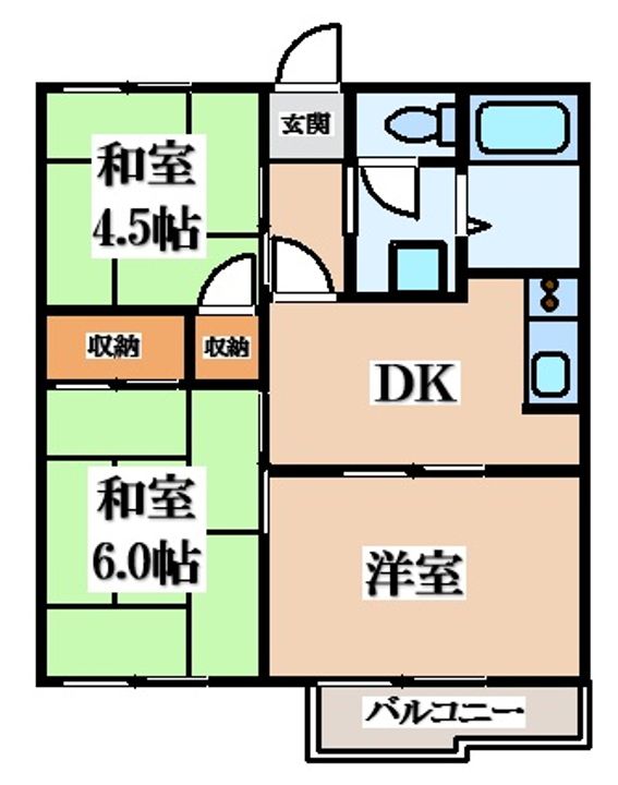 アビシオン小川の間取り