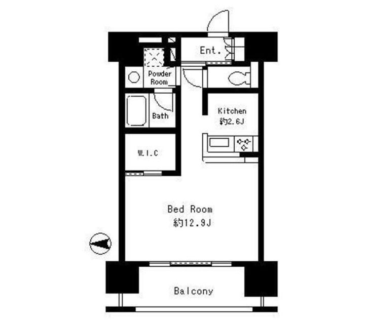東京都品川区東品川3(マンション)の賃貸物件の間取り
