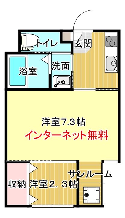 グレイスピア下荒田Iの間取り