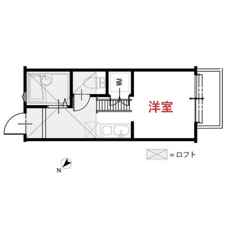 東京都大田区中央5(アパート)の賃貸物件の間取り