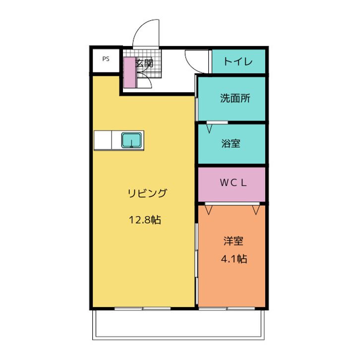 アイティーオーレジデンス東旭が丘の間取り