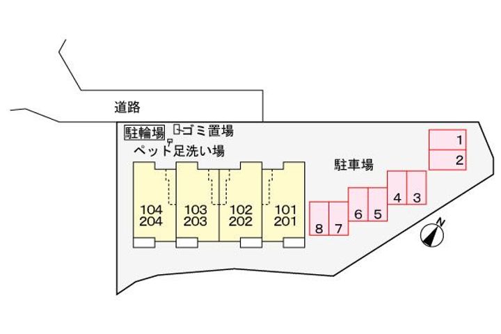 神奈川県横須賀市野比3(アパート)の賃貸物件の地図