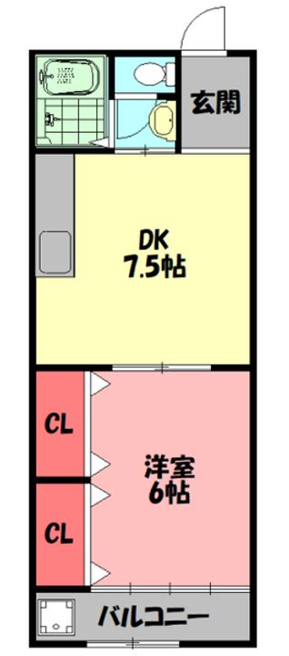 岡林ビルの間取り