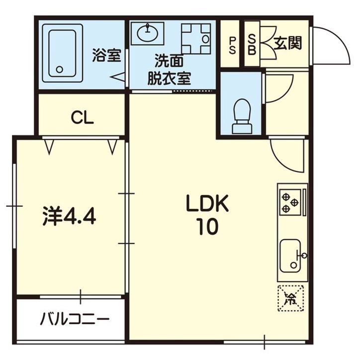 ステラ菊池Iの間取り