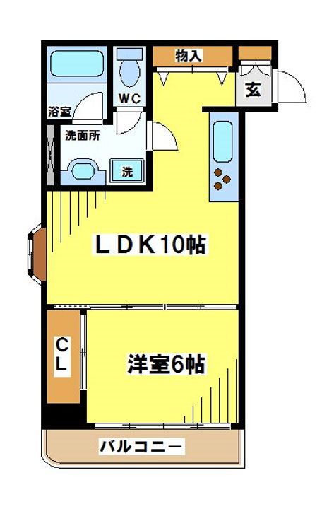東京都世田谷区上祖師谷6(マンション)の賃貸物件の間取り