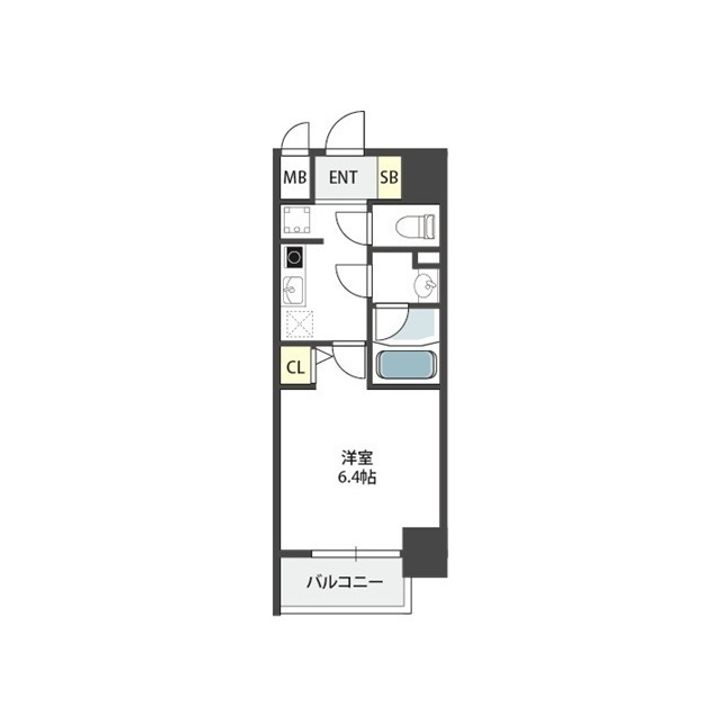 グランパシフィック巽中の間取り