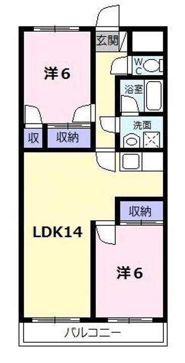 ファミリータウンむらたの間取り