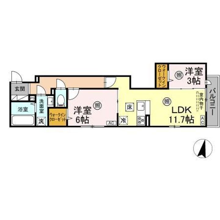 東京都足立区千住元町(アパート)の賃貸物件の間取り