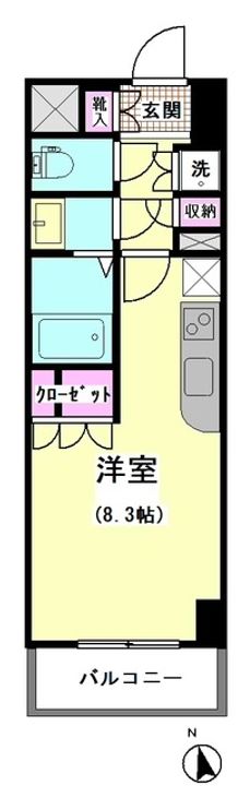 エスティメゾン大井仙台坂の間取り