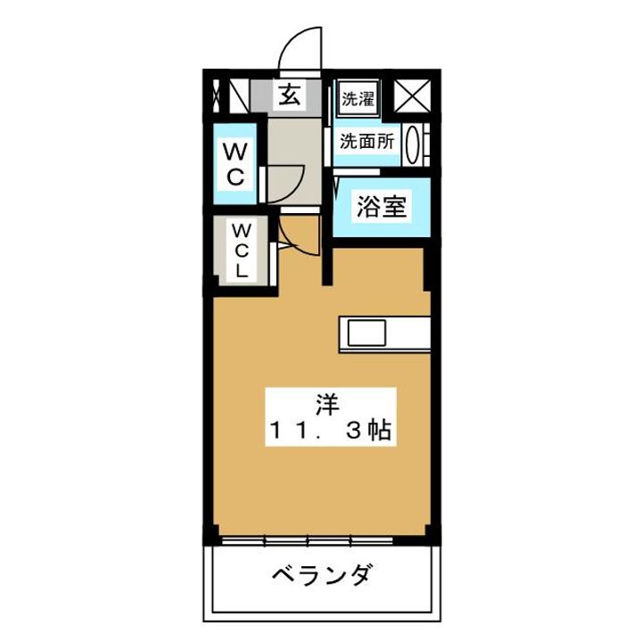プレミアムキャッスル志賀本通の間取り